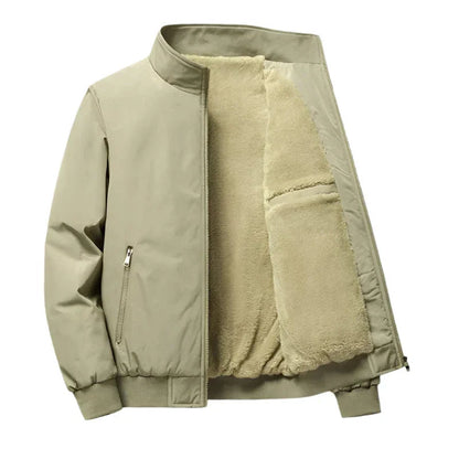 Herre Sherpa Jakke Fleece 0