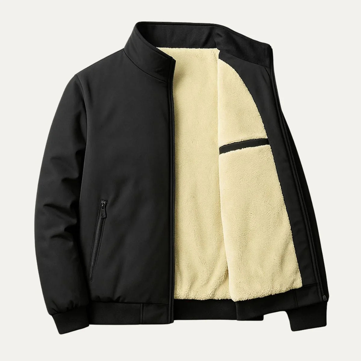 Herre Sherpa Jakke Fleece 3
