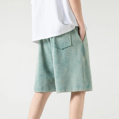 Herre Shorts Med Snøre Design i 100% Bomuld 3