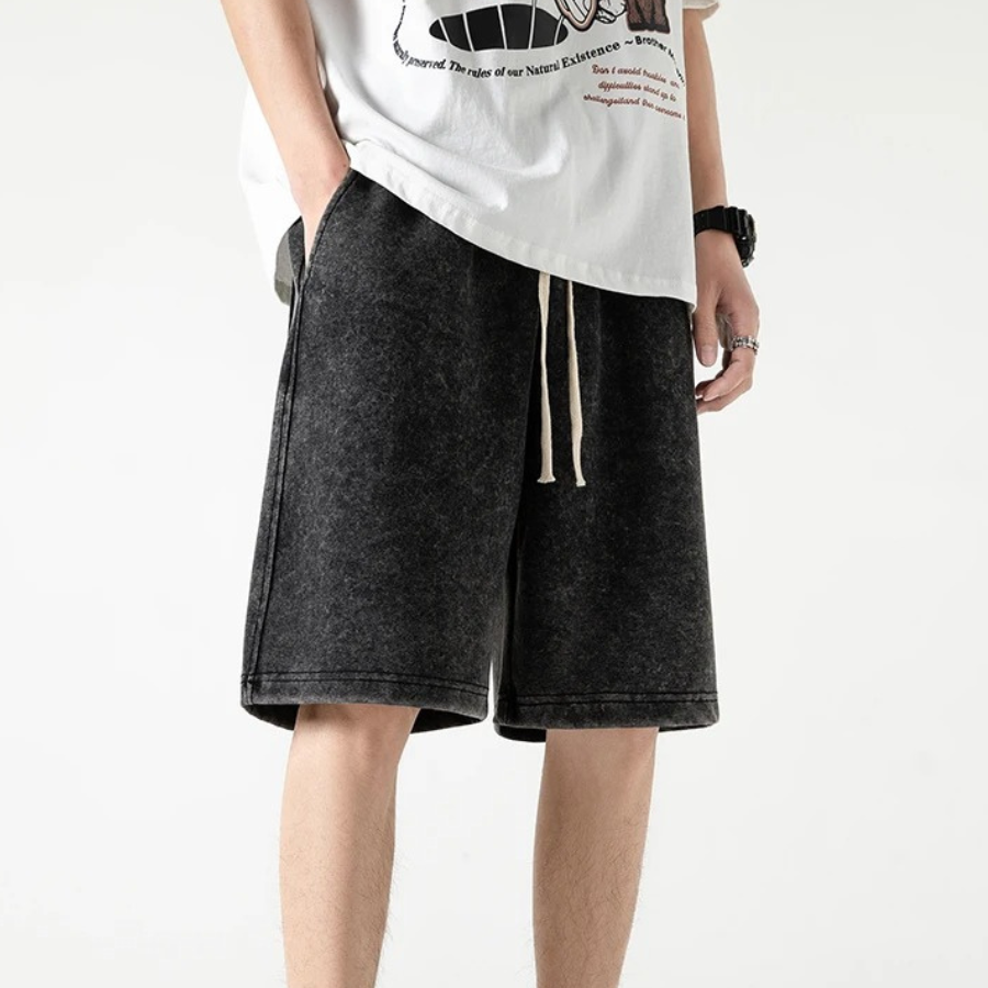 Herre Shorts Med Snøre Design i 100% Bomuld 6