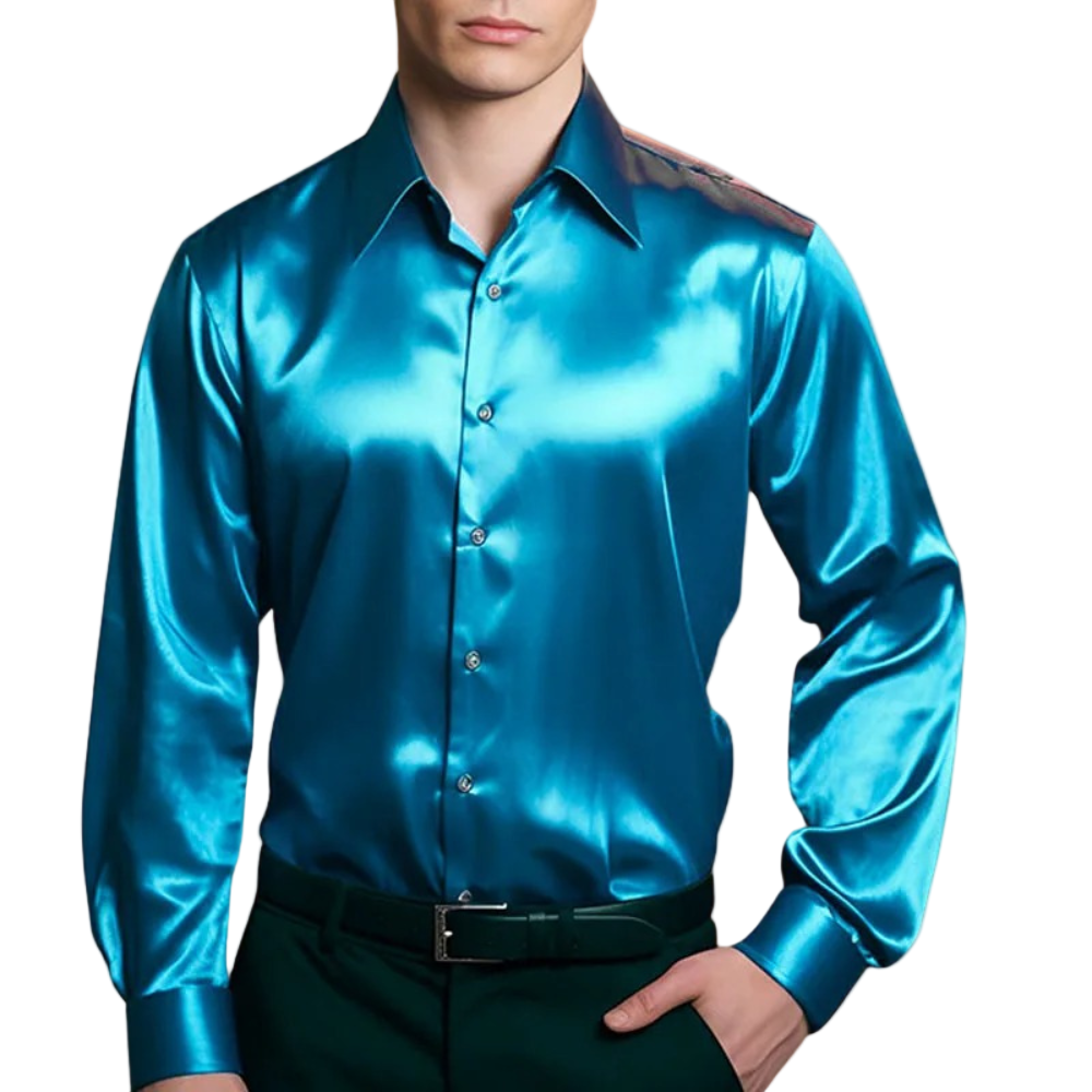 Herre Skjorte Business Stil Modern Fit 0