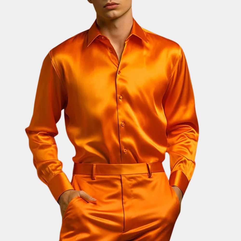 Herre Skjorte Business Stil Modern Fit 3