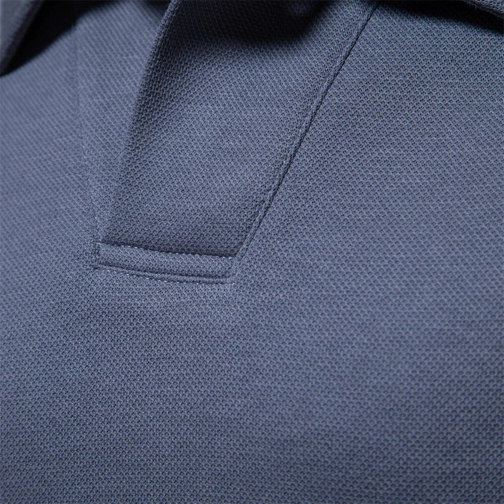 Herre Skjorte Casual 100% Bomuld Lange Ærmer Klassisk Design 2