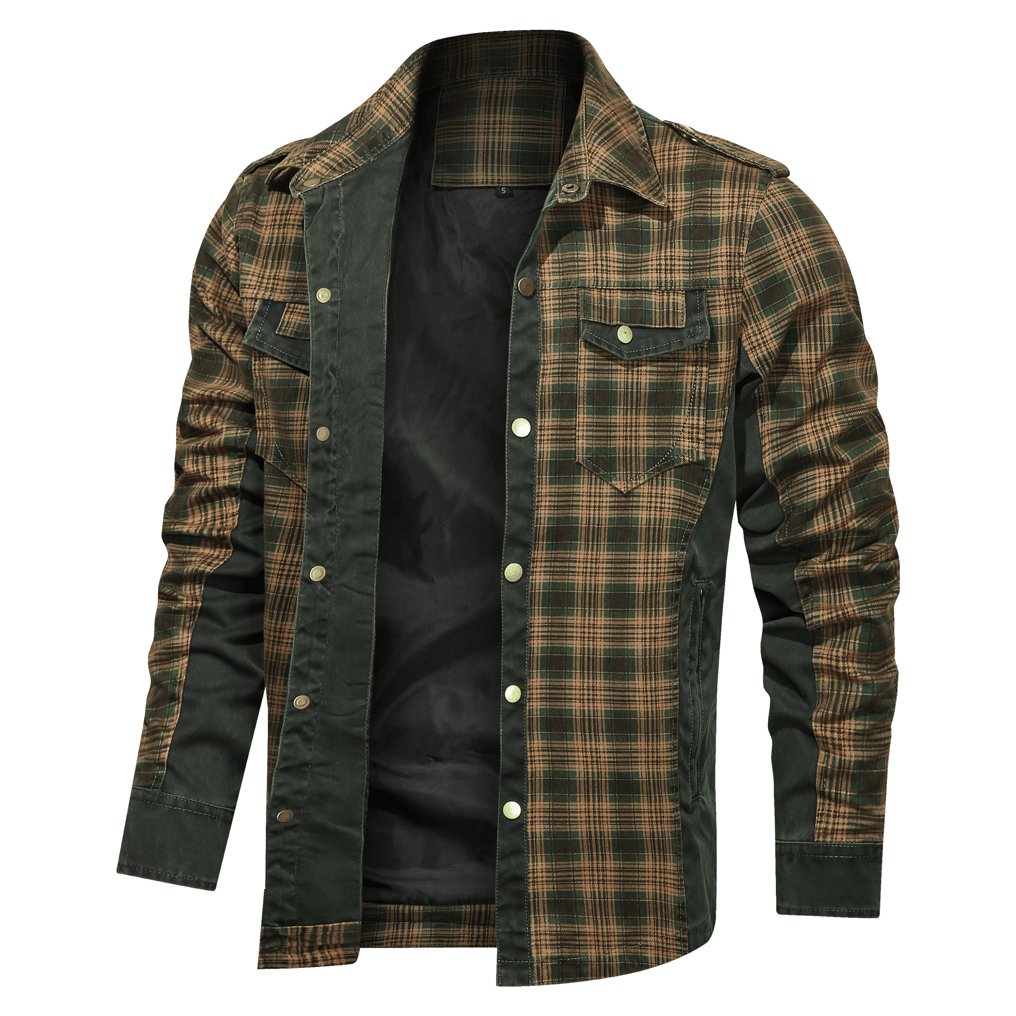 Herre Skjorte Flannel Klassisk Design 100% Bomuld 2