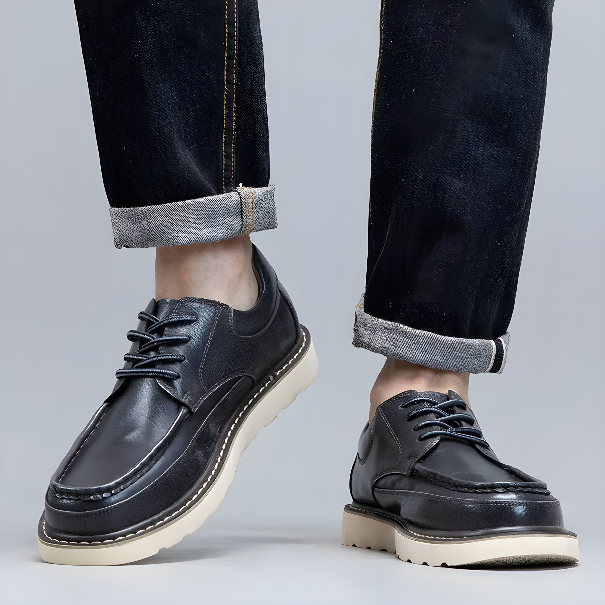 Herre Sko Loafers Klassisk Design 1
