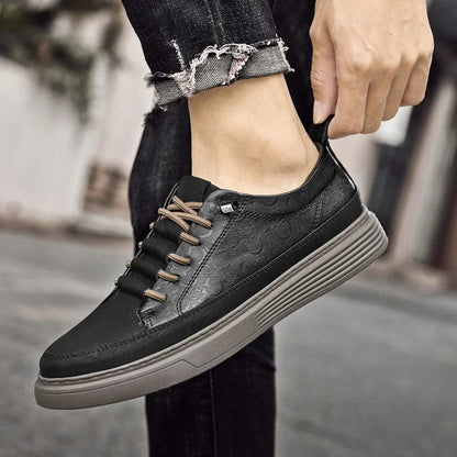 Herre Sko Low-Top Sneakers med Snørebånd Design 1