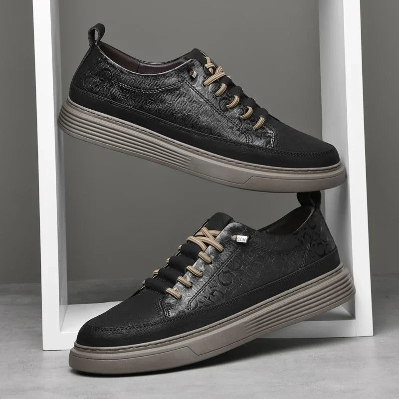 Herre Sko Low-Top Sneakers med Snørebånd Design 2