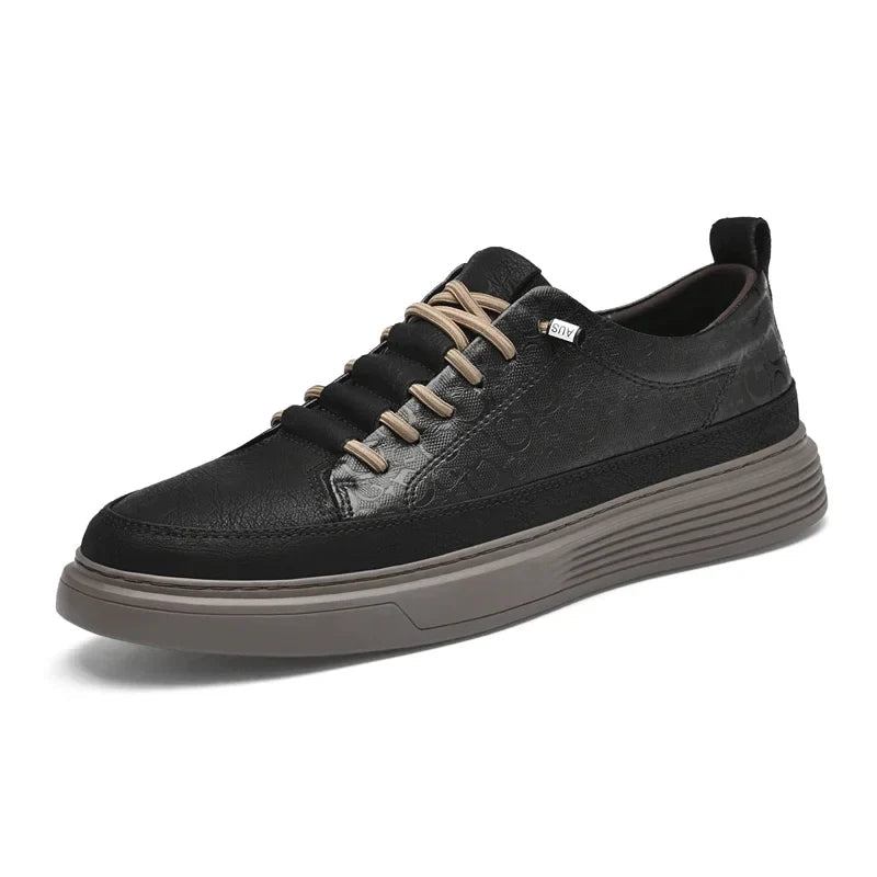 Herre Sko Low-Top Sneakers med Snørebånd Design 4