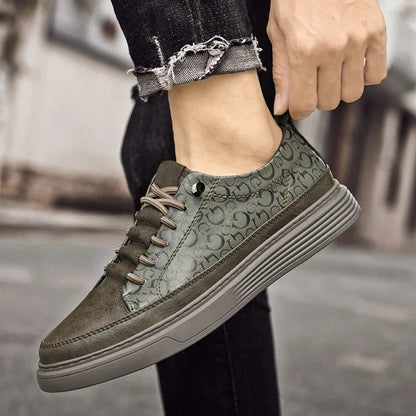 Herre Sko Low-Top Sneakers med Snørebånd Design 6