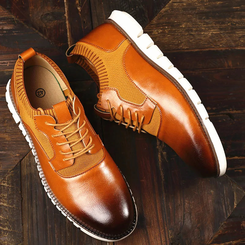 Herre Sko Oxford Stil Business Casual 1