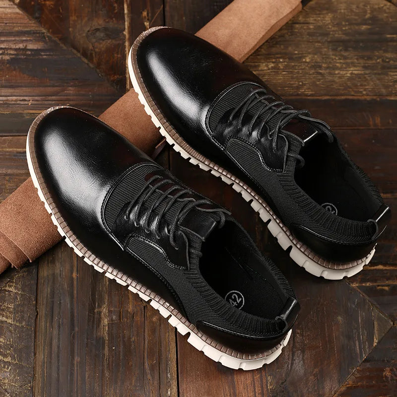 Herre Sko Oxford Stil Business Casual 3
