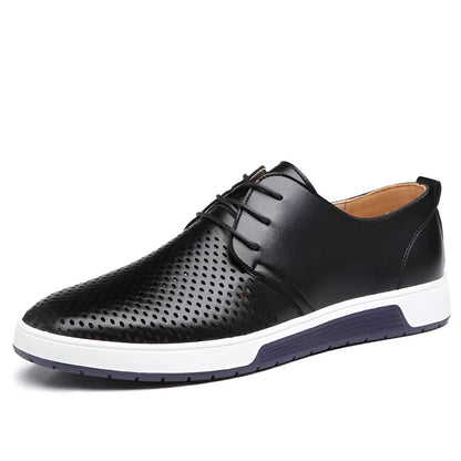 Herre Sko Perforeret Low Top Sneaker Moderne Design 2