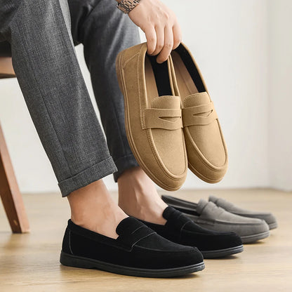 Herre Slip On Loafers Komfortable 5