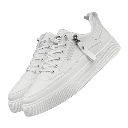 Herre Sneakers Slankt Design med Lynlås og Snørebånd 0