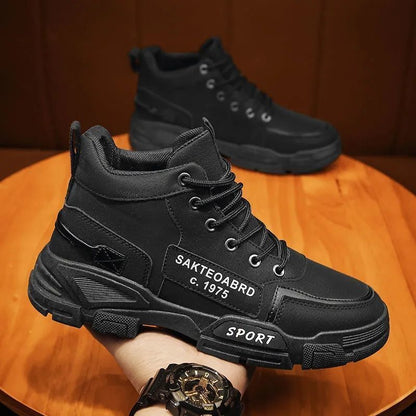 Herre Sneakers Sporty High-Top Til Aktiv Livsstil 4