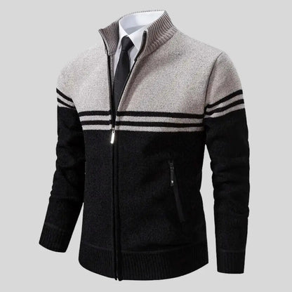 Herre Strikket Sweater Klassisk Stil 4