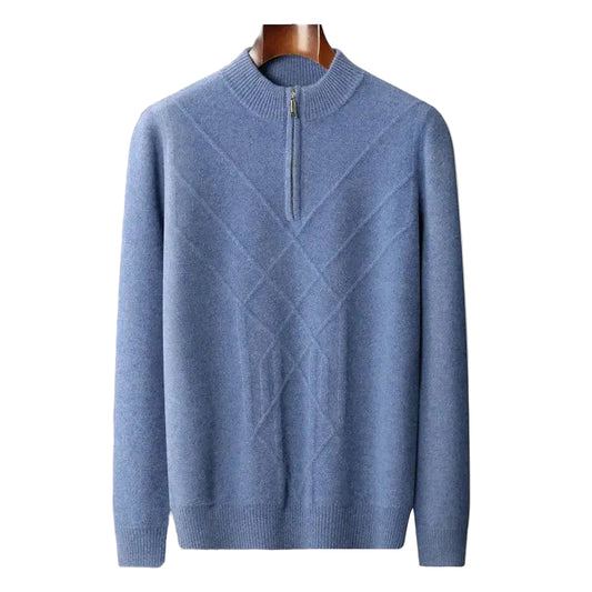 Herre Striktrøje Struktureret Casual Stil 3