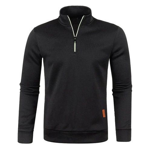 Herre Sweater Poloshirt Klassisk Stil 0