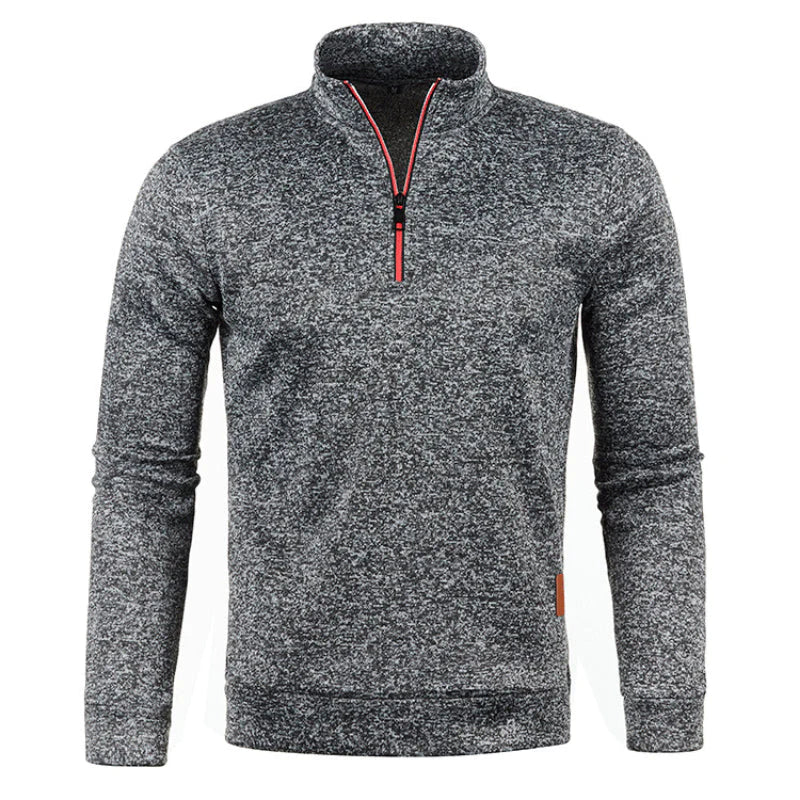 Herre Sweater Poloshirt Klassisk Stil 3