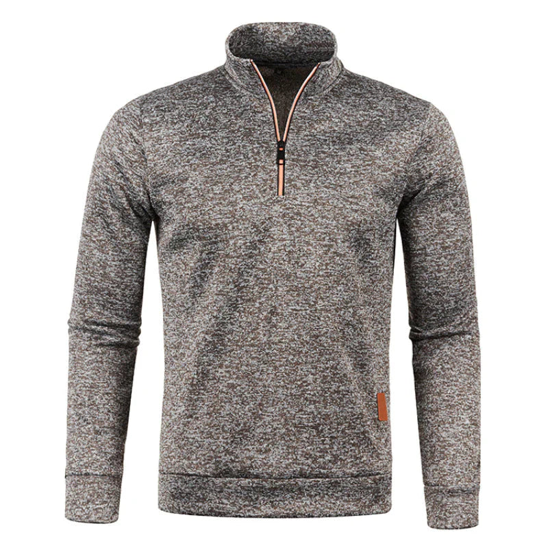 Herre Sweater Poloshirt Klassisk Stil 5