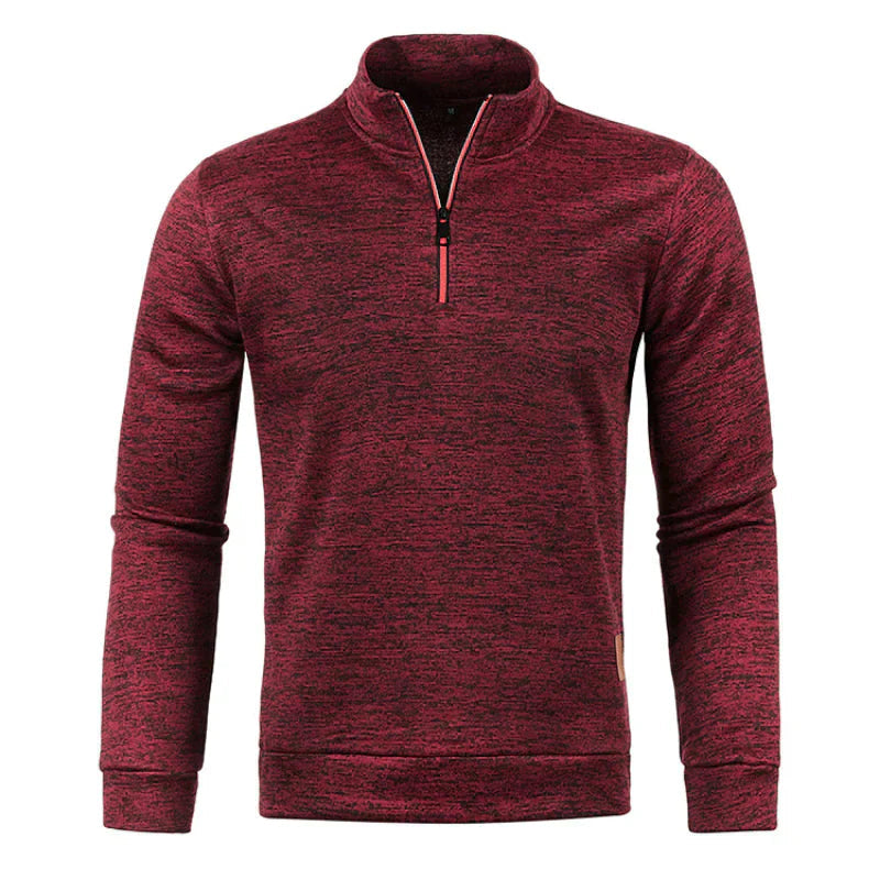 Herre Sweater Poloshirt Klassisk Stil 7