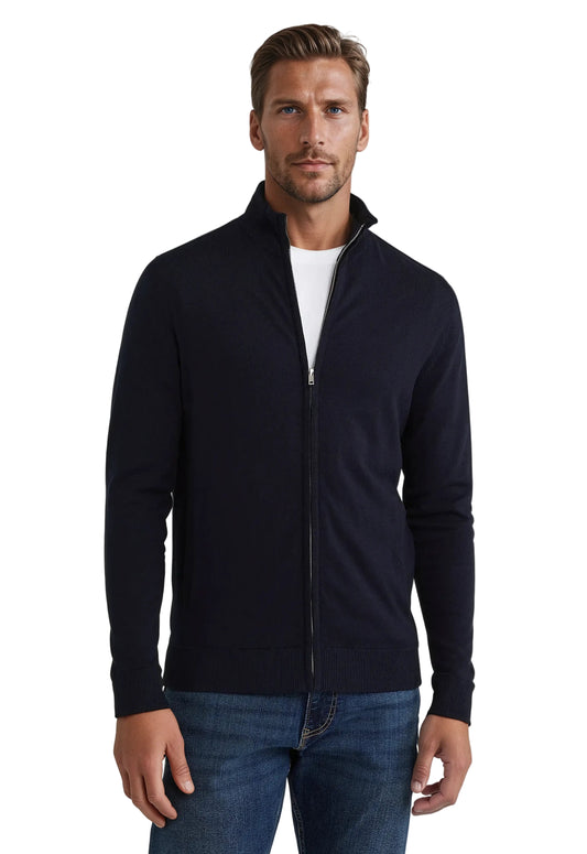 Herre Sweatshirt med Fuld Lynlås Moderne Stil 0