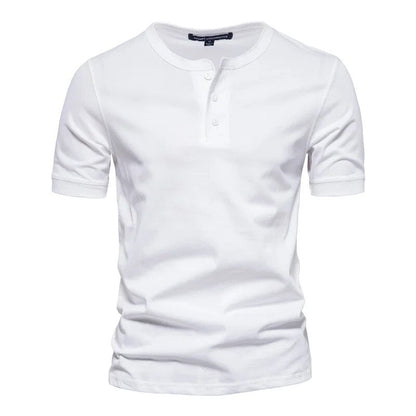 Herre T-Shirt Med Krave i Katoen 2