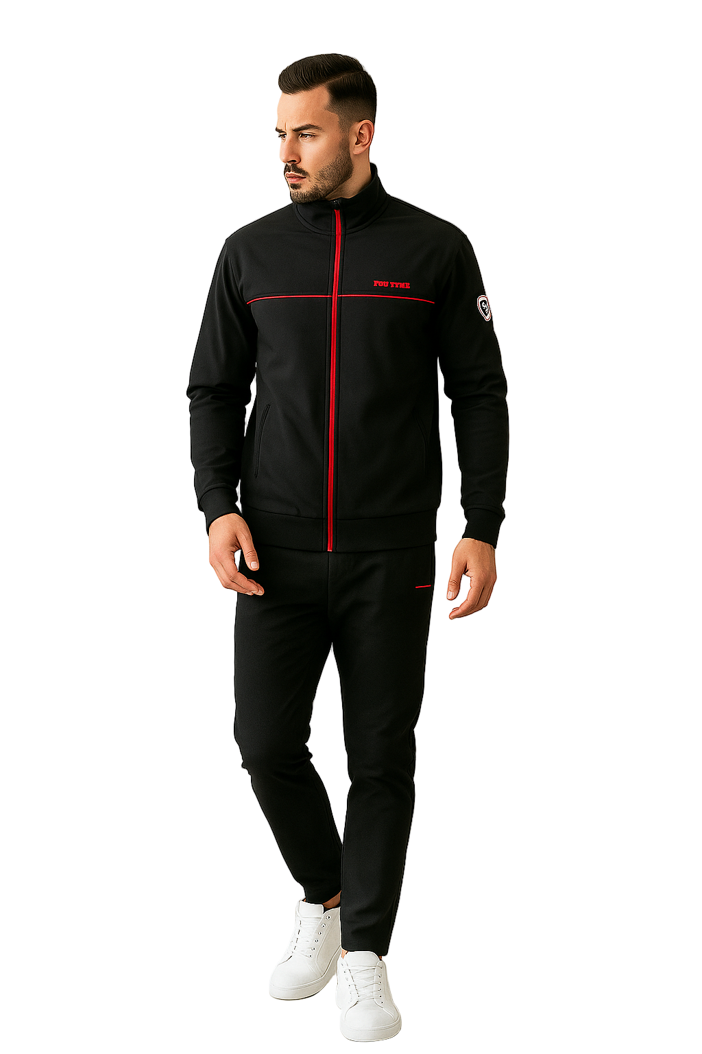 Herre Træningssæt Sporty Design Blødt Materiale 0
