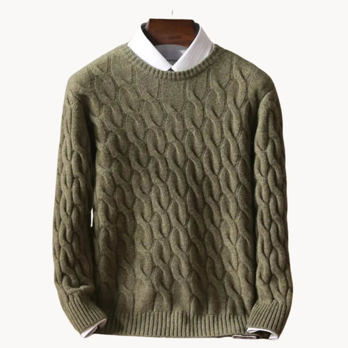 Herre Uldtrøje Klassisk Casual Design 0