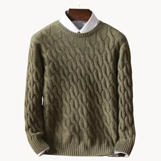 Herre Uldtrøje Klassisk Casual Design 0