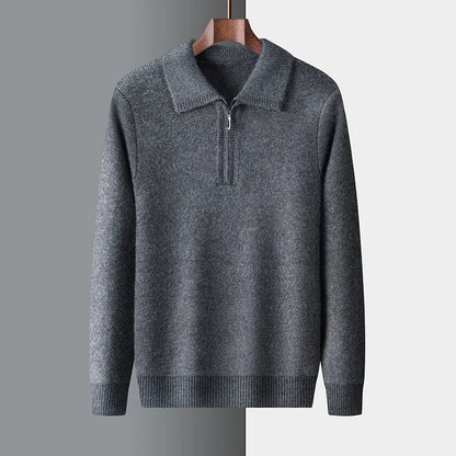 Herre Uldtrøje Ribbet Design 3