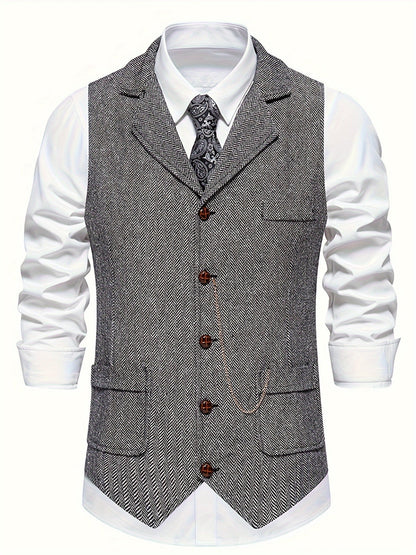 Herre Vest Klassisk Stil 1