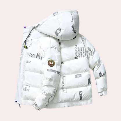 Herre Vinterjakke Komfortabel Design med Praktiske Lommer 5