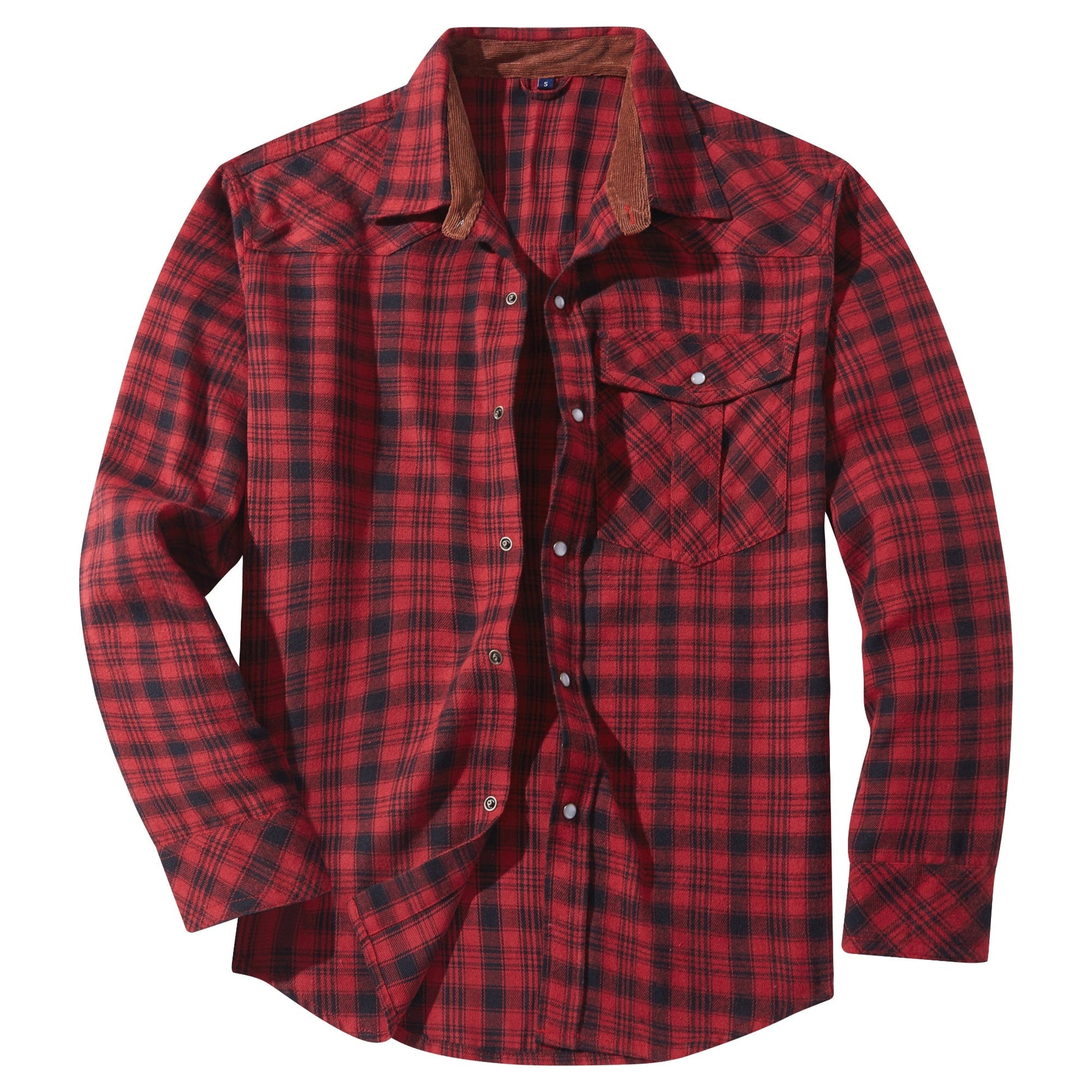 Herre flannelskjorte i klassisk design 2