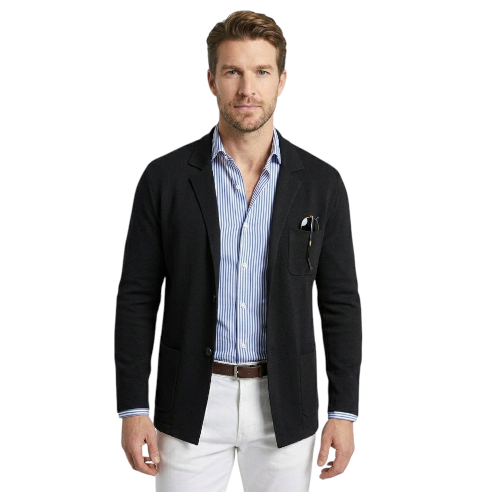 Herreblazer med jakkekrave i klassisk stil 1