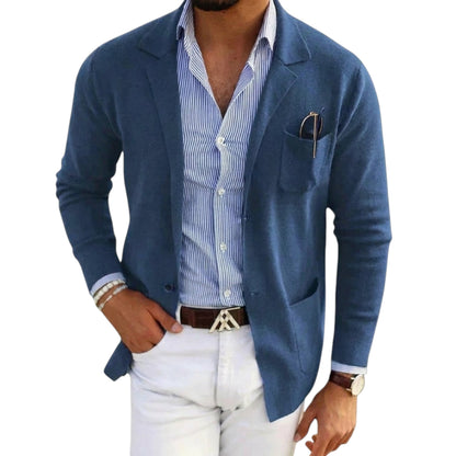 Herreblazer med jakkekrave i klassisk stil 3