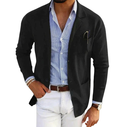 Herreblazer med jakkekrave i klassisk stil 5