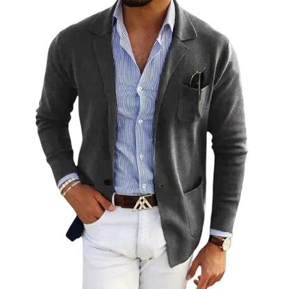 Herreblazer med jakkekrave i klassisk stil 6