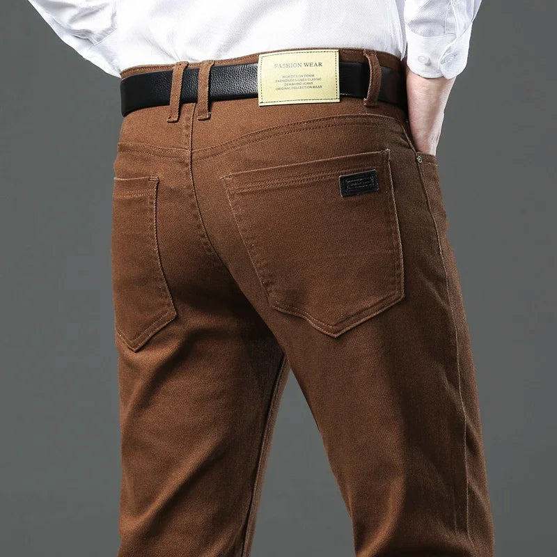 Herrebukser Casual Med Tilspidset Pasform 5