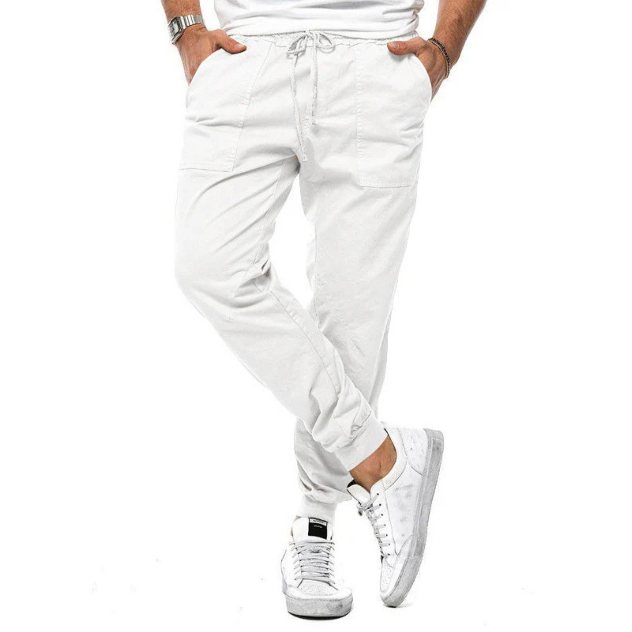 Herrebukser Komfortabel Casual Stil 4