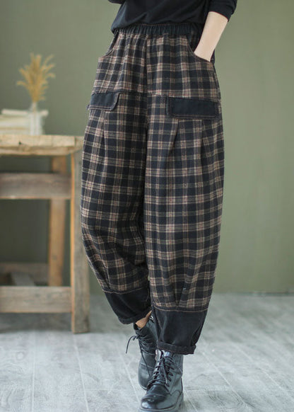 Herrebukser Patchwork Design Løs Pasform 1