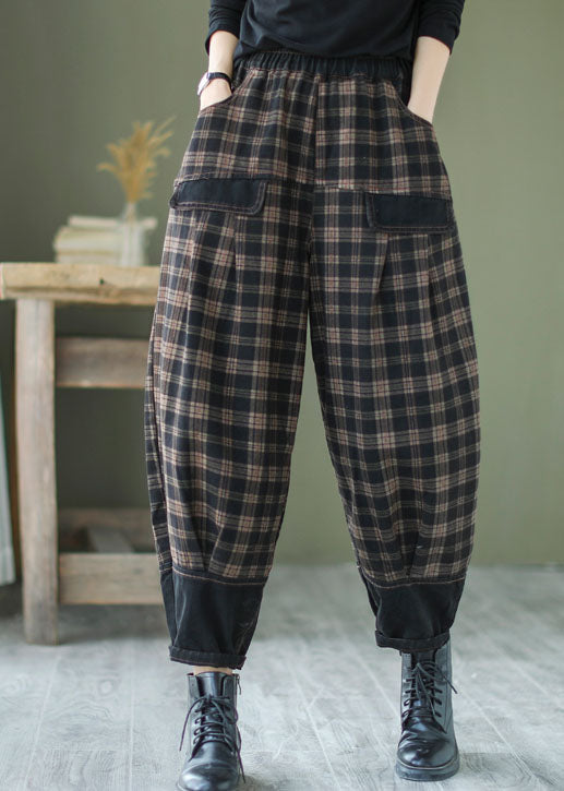 Herrebukser Patchwork Design Løs Pasform 2