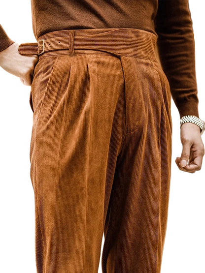 Herrebukser Retro Snit Casual Stil 0