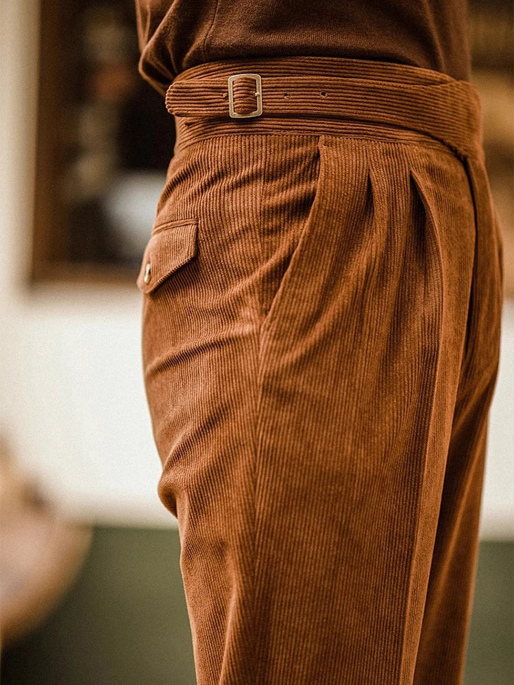 Herrebukser Retro Snit Casual Stil 2