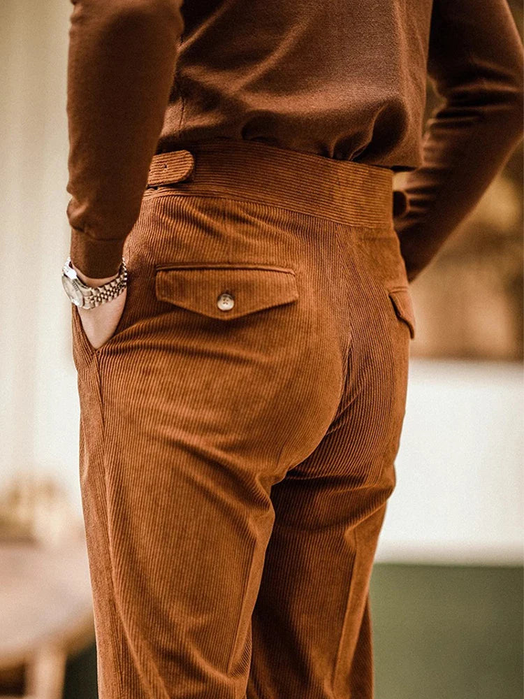 Herrebukser Retro Snit Casual Stil 3