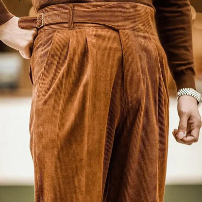 Herrebukser Retro Snit Casual Stil 4