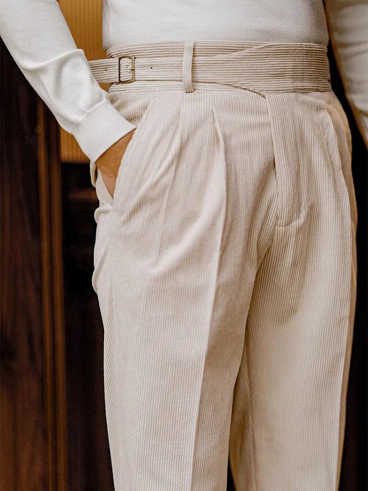 Herrebukser Retro Snit Casual Stil 8
