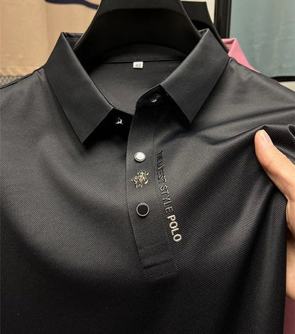 Herren Poloshirt Muscle Fit Kort Ærme Casual Stil 3