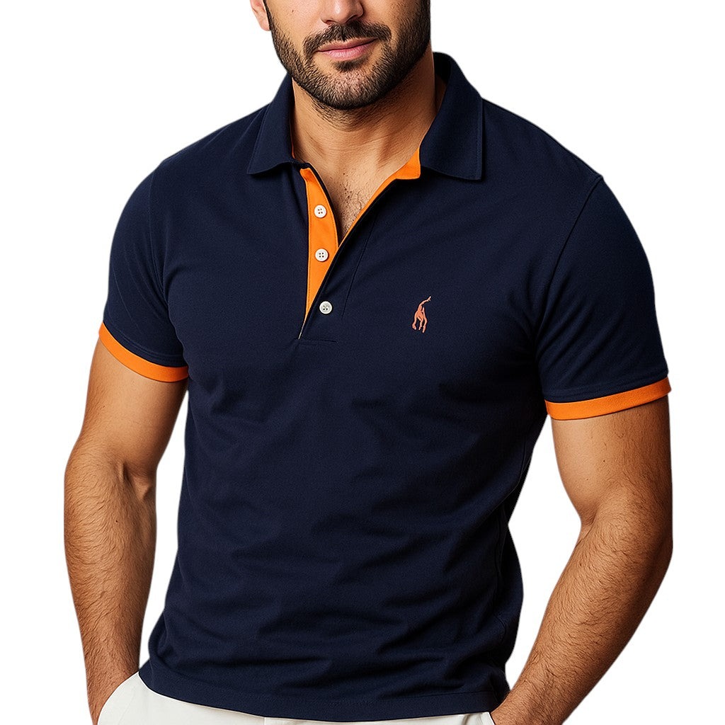 Herrepoloshirt Klassisk afslappet pasform 1