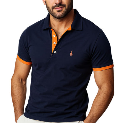 Herrepoloshirt Klassisk afslappet pasform 1